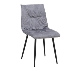 LINEA ΚΑΡΕΚΛΑ ΓΚΡΙ SILVER ΜΑΥΡΟ 47x55x86cm