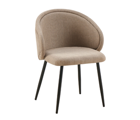 FIGARO ΚΑΡΕΚΛΑ ΠΟΛΥΘΡΟΝΑ BEIGE 58x58.5x78.5cm