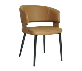 Arcus Καρέκλα Taupe Μαύρο 58.5x53.5x77cm