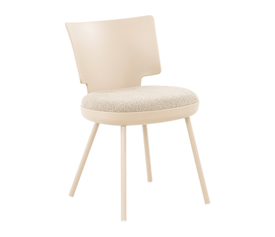 Corpo chair off white 46x56x73cm