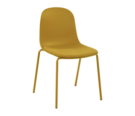 Padded καρέκλα μουσταρδί 51x53x85cm