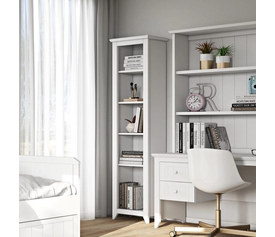 ISAVELLA Βιβλιοθήκη με 4 Ράφια Ελληνικής Κατασκευής 50x40xH200cm