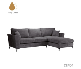 BOEL ΚΑΝΑΠΕΣ ΓΩΝΙΑ ΔΕΞΙΑ ΓΚΡΙ 280x170x92