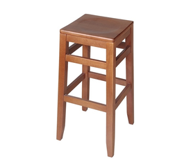 Ξύλινο Σκαμπό Οξιάς 32x32xH74cm