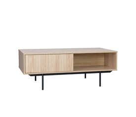 RIGOTE COFFEE TABLE 1ΣΥΡΤΑΡΙ SONOMA ΜΑΥΡΟ 120x59x45cm
