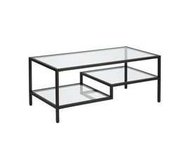 STEP COFFEE TABLE ΜΑΥΡΟ 110x50x42cm