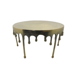DROP COFFEE TABLE ΧΡΥΣΟ 75x75x40.5cm