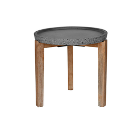 ORRIN COFFEE TABLE ΑΝΘΡΑΚΙ ΦΥΣΙΚΟ 53x53x48cm