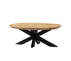 SKORPIO COFFEE TABLE ΚΑΡΥΔΙ ΜΑΥΡΟ 120x60x45