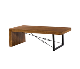 WIRE COFFEE TABLE ΚΑΡΥΔΙ ΜΑΥΡΟ 120x60x40