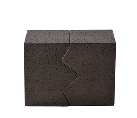 ABRACO SIDE TABLE SET 2ΤΕΜ MOCCA 60x30x46cm