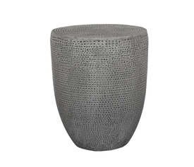 AFRICA SIDE TABLE ΓΚΡΙ 36x36x45cm