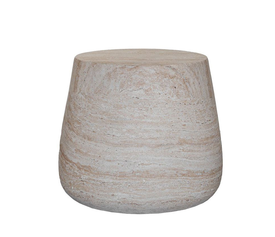 LITHOS SIDE TABLE BEIGE 49x49x41.5cm
