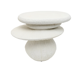 EXOTIC SIDE TABLE ΛΕΥΚΟ 61x42x46cm