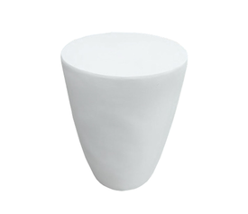 LITHOS CONIC SIDE TABLE ΛΕΥΚΟ 36x36x46.5cm