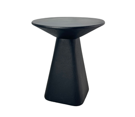 TRITON SIDE TABLE ΜΑΥΡΟ 46x46x52cm