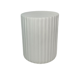 RAIL WHITE SIDE TABLE ΛΕΥΚΟ 40x40x47cm