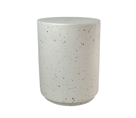 WHEEL ROUND SIDE TABLE TERRAZZO 36.5x36.5x46cm
