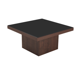 NUEZ COFFEE TABLE ΚΑΡΥΔΙ ΜΑΥΡΟ 79x79x40cm
