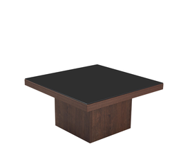 NUEZ COFFEE TABLE ΚΑΡΥΔΙ ΜΑΥΡΟ 79x79x40cm