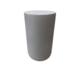 STYLOS SIDE TABLE ΛΕΥΚΟ 34x34x58cm