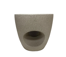 PORTAL SIDE TABLE SAND BEIGE 50x41x46.5cm