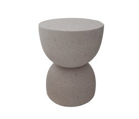 DUO SIDE TABLE TERRAZZO 34x34x45cm