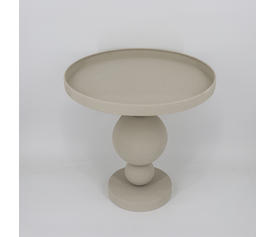 Sfera Side Table Beige 45x45x45 cm
