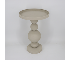 Astra Side Table Μπεζ 36.5x36.5x55 cm