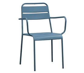 BRIO Πολυθρόνα-Pro Στοιβαζόμενη, Μέταλλο Βαφή Sandy Blue 5415C