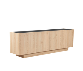 CUBIUS TV STAND 4ΠΟΡΤΕΣ ΦΥΣΙΚΟ 182x39x59cm