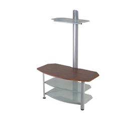 Έπιπλο Τηλεόρασης Μέταλλο / Κρύσταλλο / Ξύλο 102x55xH148cm