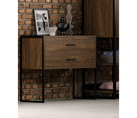 KPS/ K07 ΤΟΥΑΛΕΤΑ ΔΟΥΚΑΣ ΜΕ 2 ΣΥΡΤΑΡΙΑ ΞΥΛΟ-ΜΕΤΑΛΛΟ 90Χ40Χ76 ΕΚ