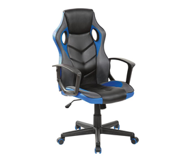 BF7700 Gaming Πολυθρόνα Mesh, Pu Μαύρο - Μπλε