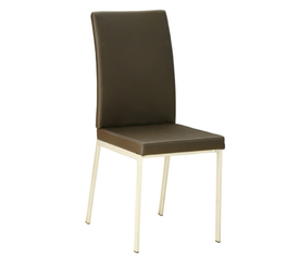 Μεταλλική Καρέκλα με Δερματίνη 42x42xH98cm