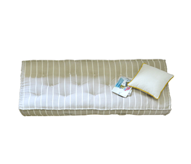 MAROCAIN ΣΤΡΩΜΑ BEIGE ΛΕΥΚΟ 90x200x20