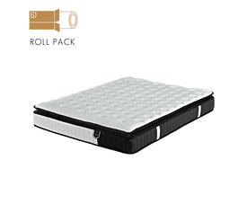 VISCO ALOE VERA ROLL PACK ΣΤΡΩΜΑ 160x200cm ΛΕΥΚΟ ΑΝΘΡΑΚΙ 200x160x31