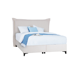 LONGWAVE ΚΡΕΒΑΤΙ ΜΕ ΑΠΟΘΗΚ. ΧΩΡΟ (ΓΙΑ ΣΤΡΩΜΑ 160x200cm) OFF WHITE 06-900 214x180x140