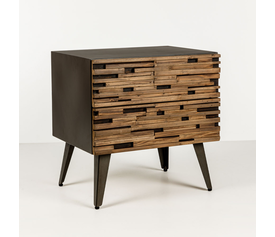 COAST ΚΟΜΟΔΙΝΟ ΜΑΥΡΟ ΦΥΣΙΚΟ 55x43x55.5cm