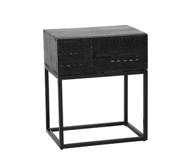 AZTEC ΚΟΜΟΔΙΝΟ 1ΣΥΡΤΑΡΙ ΜΑΥΡΟ 50x35x60