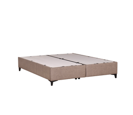 Interno Bed Base With Storage Space Grey Brown 160x200 cm