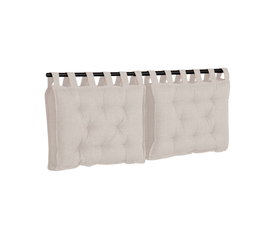 HANG ΜΑΞΙΛΑΡΙ ΚΕΦΑΛΑΡΙΟΥ SET 2ΤΕΜ OFF WHITE 16-950 70x10x50