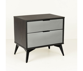 SPECCHIO ΚΟΜΟΔΙΝΟ 2ΣΥΡΤΑΡΙΑ ΜΑΥΡΟ OAK ΚΑΘΡΕΠΤΗΣ 58x39x55