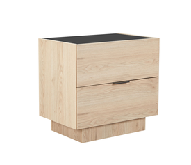 CUBIUS ΚΟΜΟΔΙΝΟ 2ΣΥΡΤΑΡΙΑ ΦΥΣΙΚΟ 58x39x54.2cm