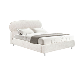 SERENITE ΚΡΕΒΑΤΙ (ΓΙΑ ΣΤΡΩΜΑ 160x200cm) BEIGE 230x194x105cm