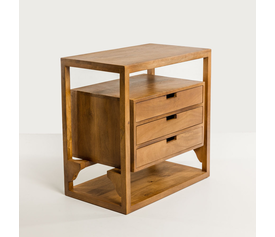 ELIS ΚΟΜΟΔΙΝΟ 3ΣΥΡΤΑΡΙΑ ΦΥΣΙΚΟ 65x38x65cm