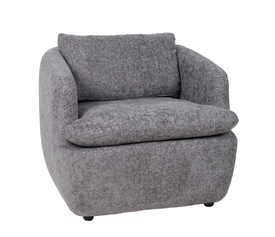 SQUARE ΠΟΛΥΘΡΟΝΑ ΓΚΡΙ ΣΚΟΥΡΟ 83x83x80