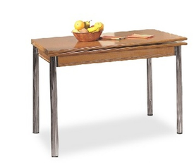 ΠΑΡΑΔΟΣΙΑΚΟ ΤΡΑΠΕΖΙ ΕΠΕΚΤΕΙΝΟΜΕΝΟ ΞΥΛΙΝΟ ΟΞΥΑ ΜΕΤΑΛΛΙΚΑ ΠΟΔΙΑ INOX ΕΛΛΗΝΙΚΟ BTP 334 