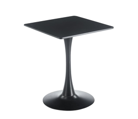 BREAK Τραπέζι MDF Μαύρο, Βάση Μέταλλο Βαφή Μαύρο