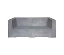 CONCRETE 2Θέσιος Kαναπές Κήπου - Βεράντας, Cement Grey